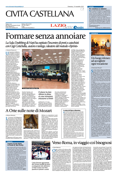 Avvenire - pagina diocesana del 19/11/2023